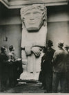 Exposition Jacob EPSTEIN 1935 photo photographie tirage argentique époque Christ