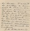 Princesse ROSSETTI-ROSNOVANO 3 lettres autographes signées