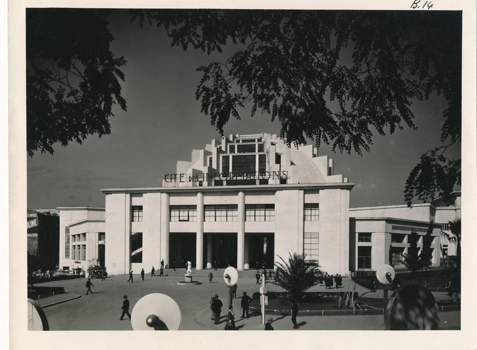 Exposition coloniale 1931 Cité Informations architecture art déco photo Le Boyer