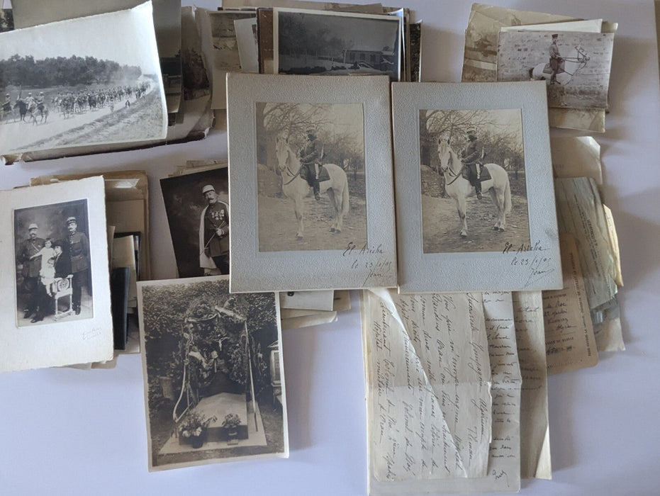 Jean de NOÉ 2e spahis Algérie Maroc militaria 80 photos manuscrit documents 1920