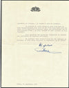 Henri d’ORLÉANS, comte de Paris (1908-1999) lettre signée éducation fils Michel