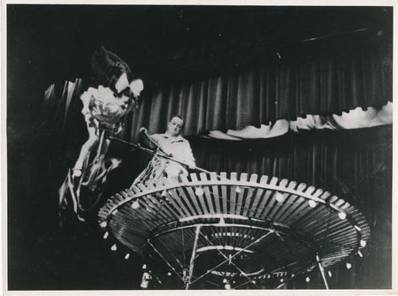 Numéro de cirque contretype tirage argentique d’époque v. 1940-1950 photo