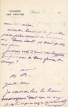 Maurice Barrès 6 lettres autographes 1 lettre signée Allemagne poste La Ramée