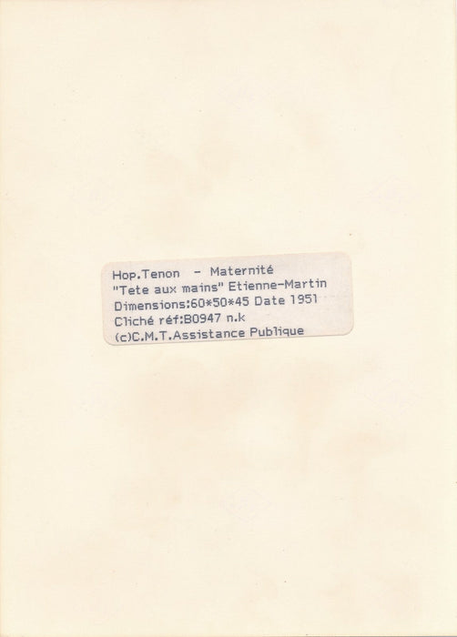 Maternité par ETIENNE-MARTIN sculpture hopital Tenon photo photograhie