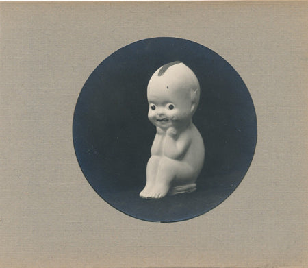Photographie bébé porcelaine photo photographie tondo v. 1940