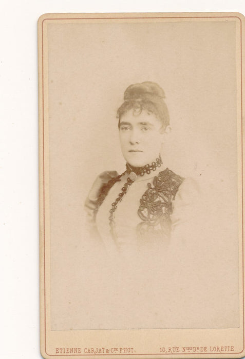 CARTJAT  15 cdv portraits albumine photo photographies  c. 1880 carte visite