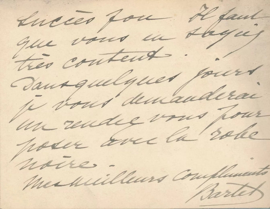 Julia BARTET comédienne 11 cartes et 2 lettres autographes bel ensemble !