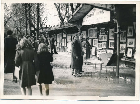 Exposition peinture Club artistique VIIIe Paris photo photographie presse 1944