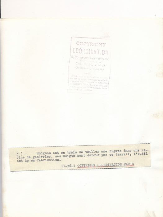 GARSTANG HODGSON 5 photos photographie époque bois sculpture Alberta