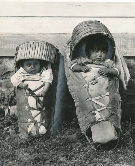 Bébé apache indiens Arizona Amérique Nord contretype époque photo photographie