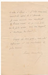 Paul CAMBON diplomate ambassadeur préfet 2 lettres autographes avocat acteur