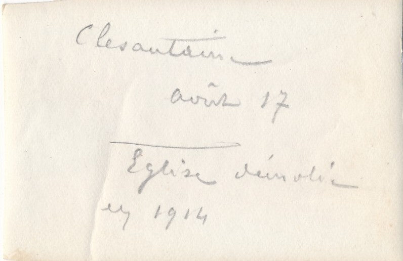 Clezentaine Vosges 1917 militaria guerre 1914 2 photos photographie époque