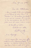 Paul ROMILLY chanson poéte 2 lettres autographes signées Henri BRESLES