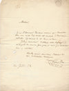 Claude Joseph PARIS sa Messe des Morts lettre autographe signée musique
