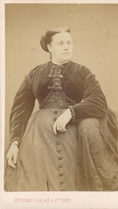 CARTJAT  15 cdv portraits albumine photo photographies  c. 1880 carte visite
