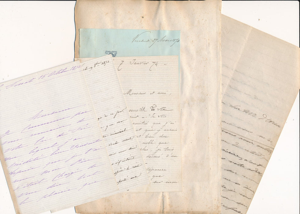 29 lettres élèves adressées à Joanni d Arsac éducation enseigant écrivain