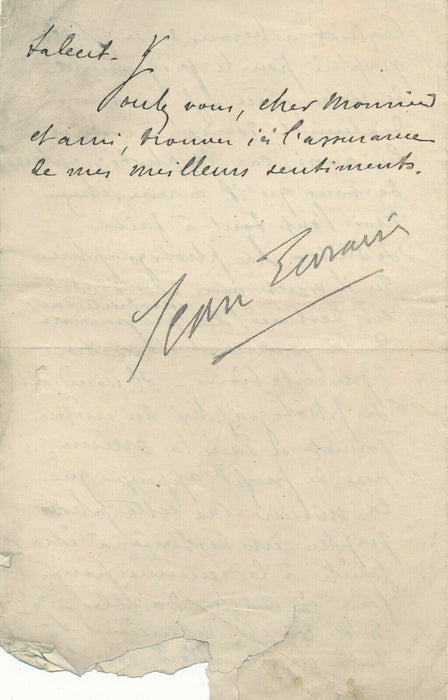 Jean Lorrain 4 lettres Madame de Thèbes 1 lettre sur la photographie portrait