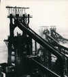 Photo Hauts fourneaux sidérurgie Italie Taranto tirage argentique vintage