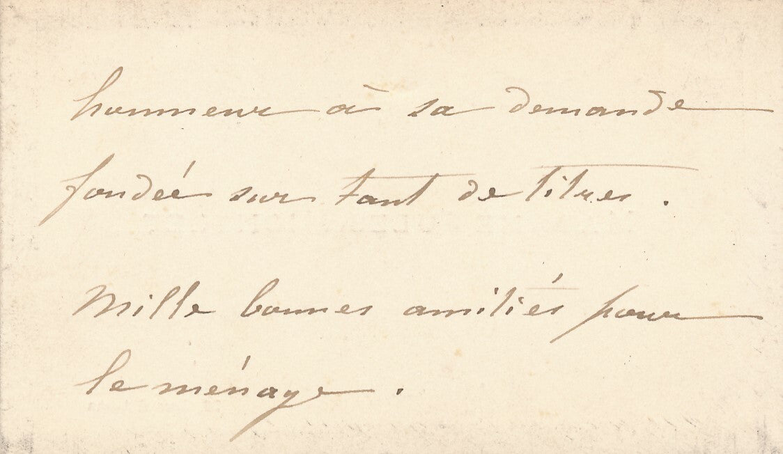 MIALARET épouse MICHELET lettre autographe signée propos politiques guerre 1872