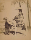 Moyen Orient femme chameau albumine photo v. 1880 photographie
