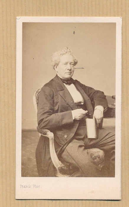 comédien Samson tirage albuminé carte visite photo photographie Franck