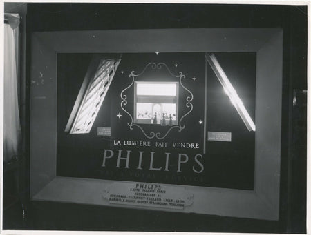 Publicité Philipps lumière fait vendre photo photographie v. 1960