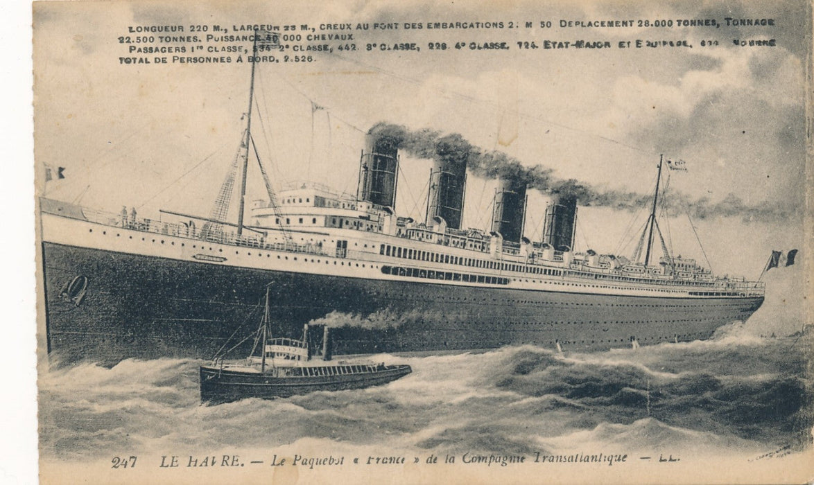 Le Havre Seine-Maritime 11 cartes postales plage navires bateaux