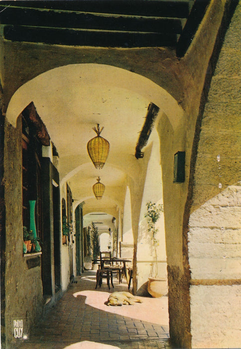 Raymond PEYNET carte postale autographe signée Biot dessinateur