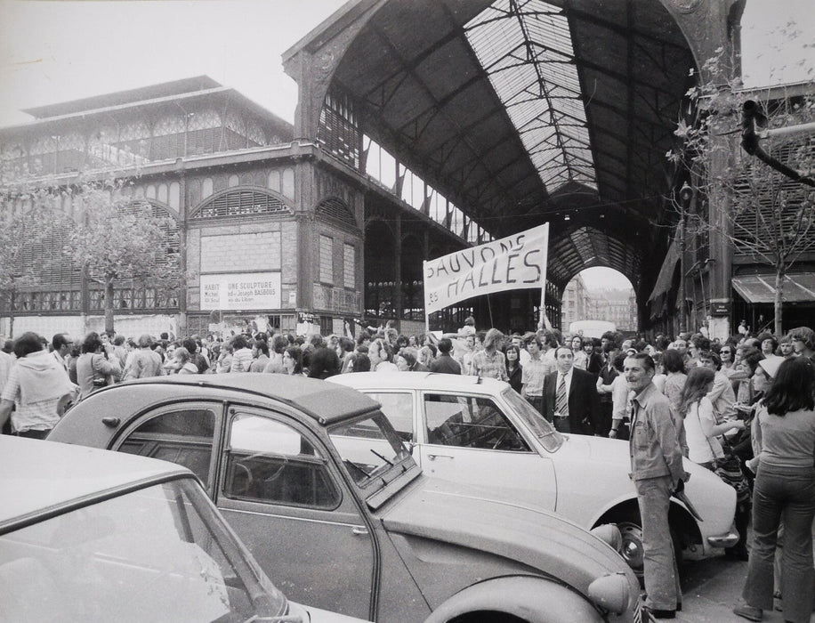 5 photo photographie  Quartier Halles vers 1970 avant destruction des Halles