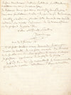 DROUIN ou B. DROUIN écrivain Dissertation morale Molière 2 lettres autographes
