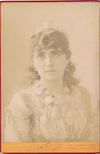 Nadar 2 photo photographies albuminé actrice théâtre Mlle Dubois v. 1880
