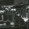 Photo Industrie gaz bonbonne ouvrier métier 6 contacts 6 x 6 cm années 70