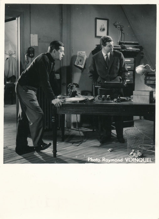 Raymond VOINQUEL 2 photos photographie Sois belle et tais-toi Allégret