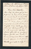 Adhémar d ANTIOCHE 3 lettres autographes signée Commune et guerre 1870 à d'Arsac