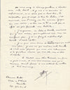 Édouard-Henri MULLER peintre Versailles lettres autographe signée salon d'Hiver