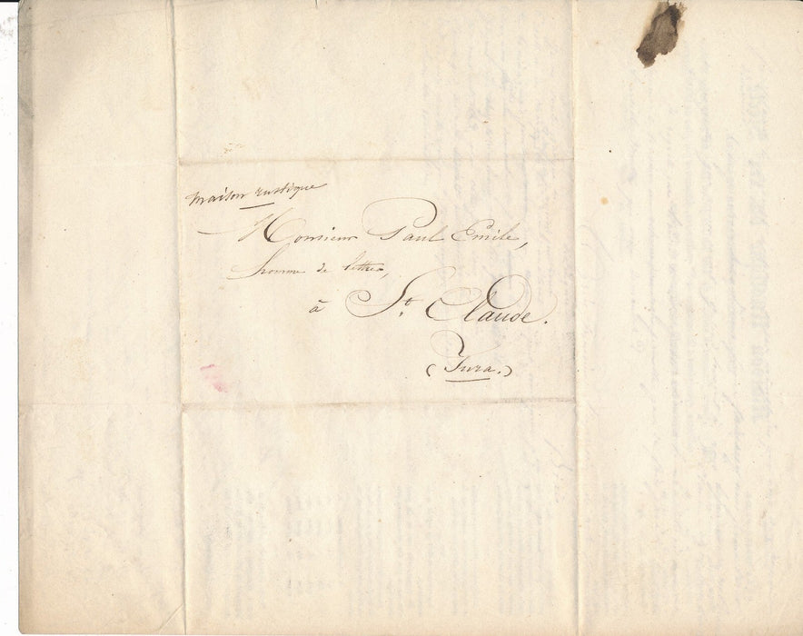 Jacques Alexandre BIXIO agronome maison rustique lettre autographe signée