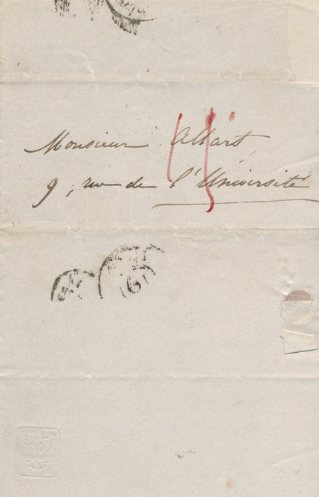 Marie PLEYEL 3 lettres autographes signées à Louise BOUTEILLER