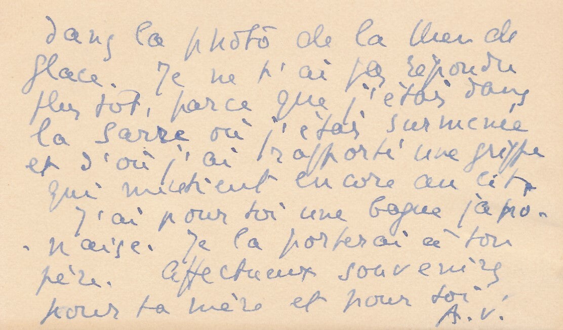 Andrée VIOLLIS journaliste militante féministe lettre et 2 cartes autographes