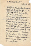 Léo LARGUIER 5 lettres autographes signées 1 carte Vignaud Durègne Bauzin