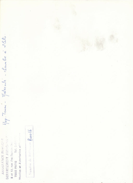 Médecine hôpital Tenon Paris Chambre à deux lits Paris photo photographie