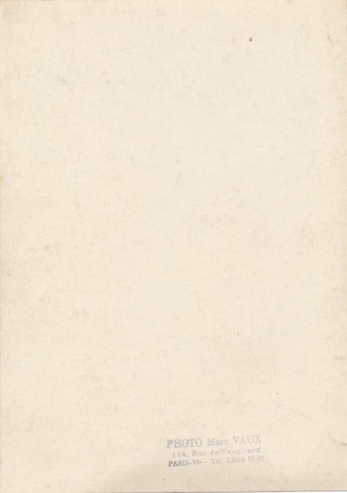 Jean JANIN peintre suisse 5 photo photographie v. 1928 Vaux 1 décicacée signée