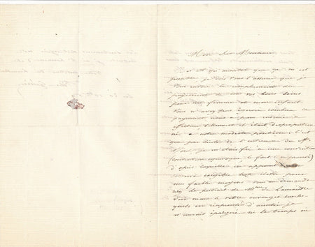 Félix GUÉRIN soins médicaux trop chers lettre autographe signée