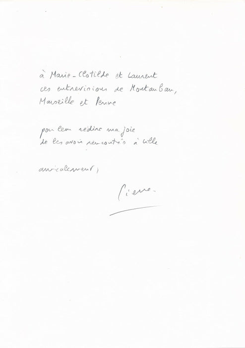Jean MALRIEU Le signe de la balance broché envoi autographe Pierre Dhainaut 