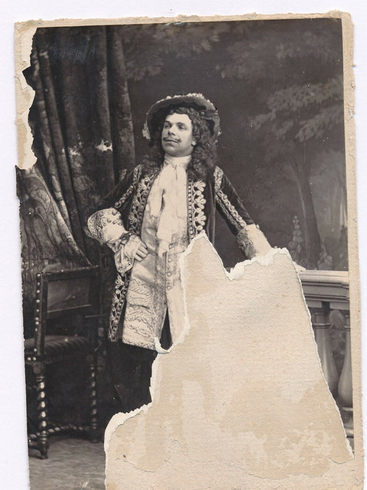 5 portraits photoglyptie petite taille Labiche Sand Mounet Dejazet C. Flammarion