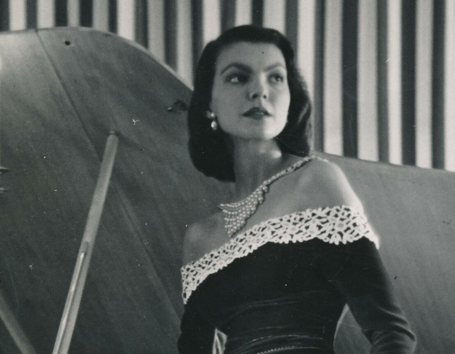 femme au piano agence Black star photo photographie Sharland v. 1950