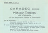 François Caradec : Monsieur Tristecon envoi autographe signé EO 1960