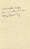 Henri Bernstein 2 lettres autographes Fernand VANDEREM Marcel Boulanger 