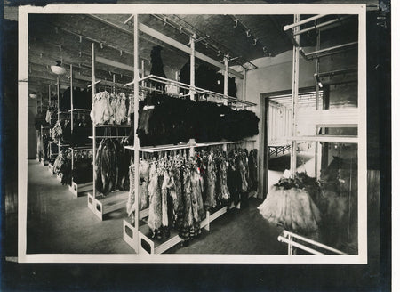 Paul Martial maroquinerie industrie fourrure photo argentique années 1930