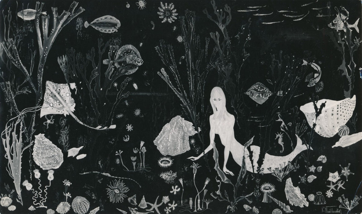 Photographie tableau Yvon Taillandier (1926-2018) Lucien Petit-Jean photo