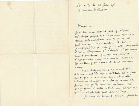 Comte JONAGE correspondance 10 lettres autographes signées Léon Garraud Lyon